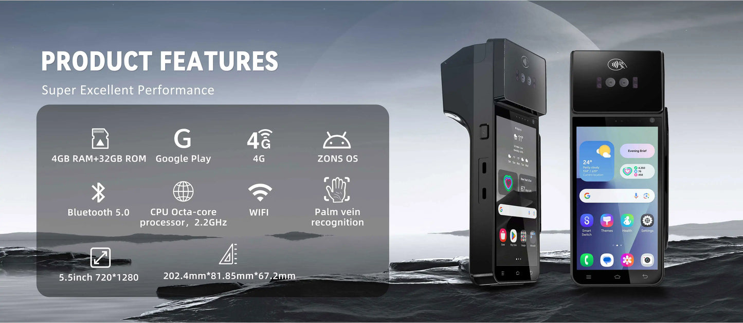 Z90NP Palm Vein Payment POS