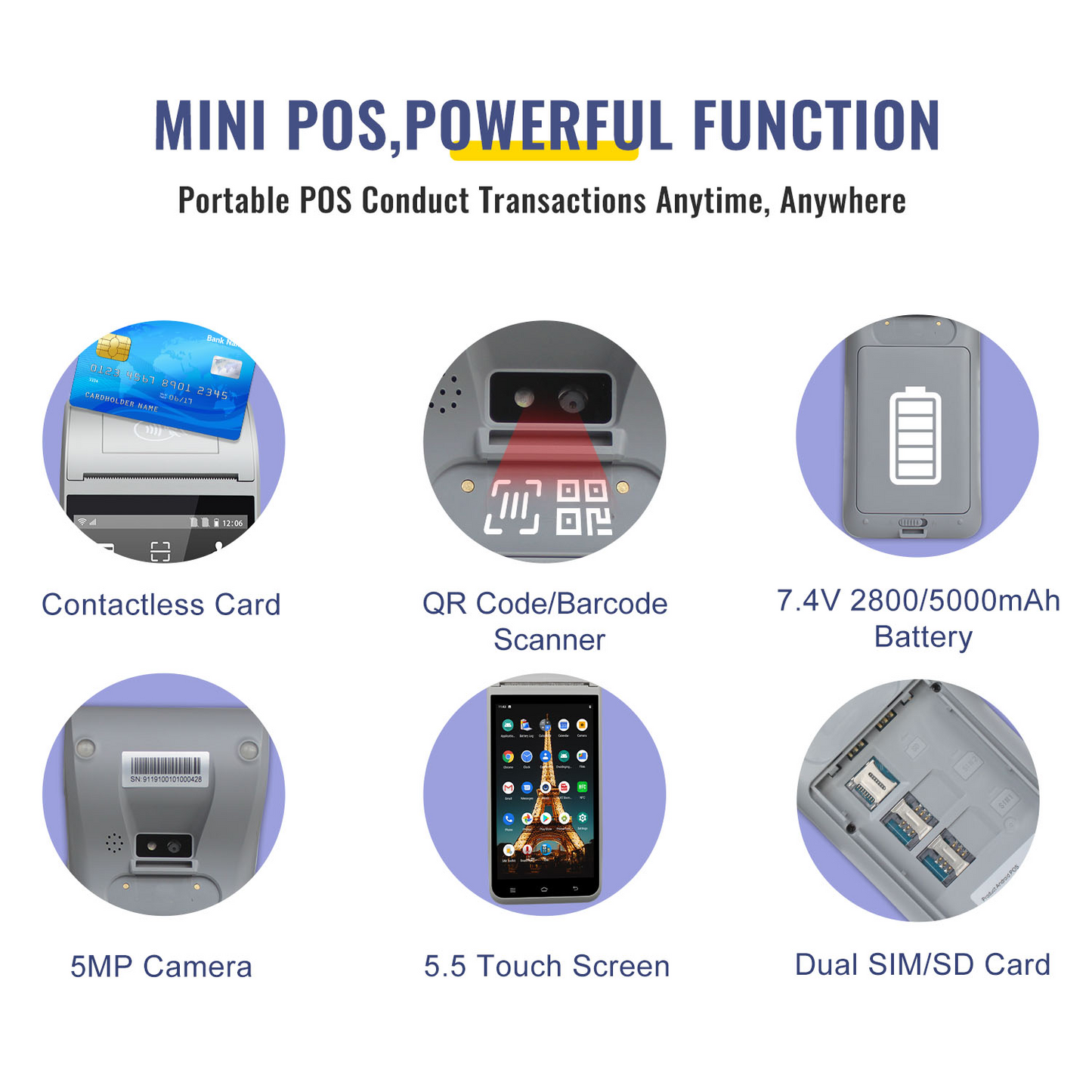 Z91 Smart Portable POS Terminal